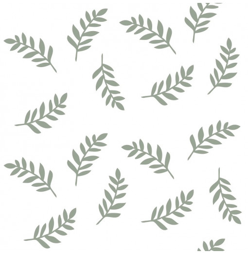 Papel pintado hojas de laurel