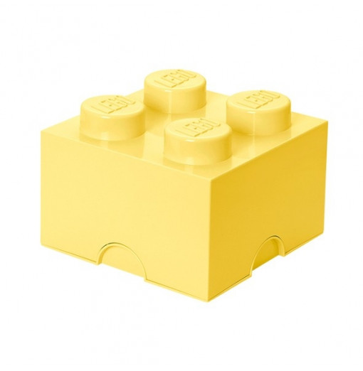 Caja de alamacenaje LEGO 4 amarilla