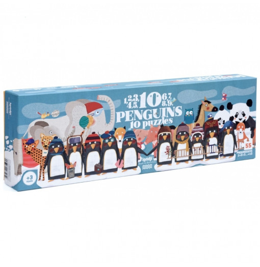 10 penguins puzzle - Londji