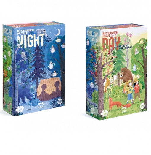 Night & Day in the forest puzzle - Londji