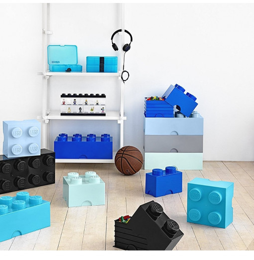 Caja de alamacenaje LEGO 4 azul