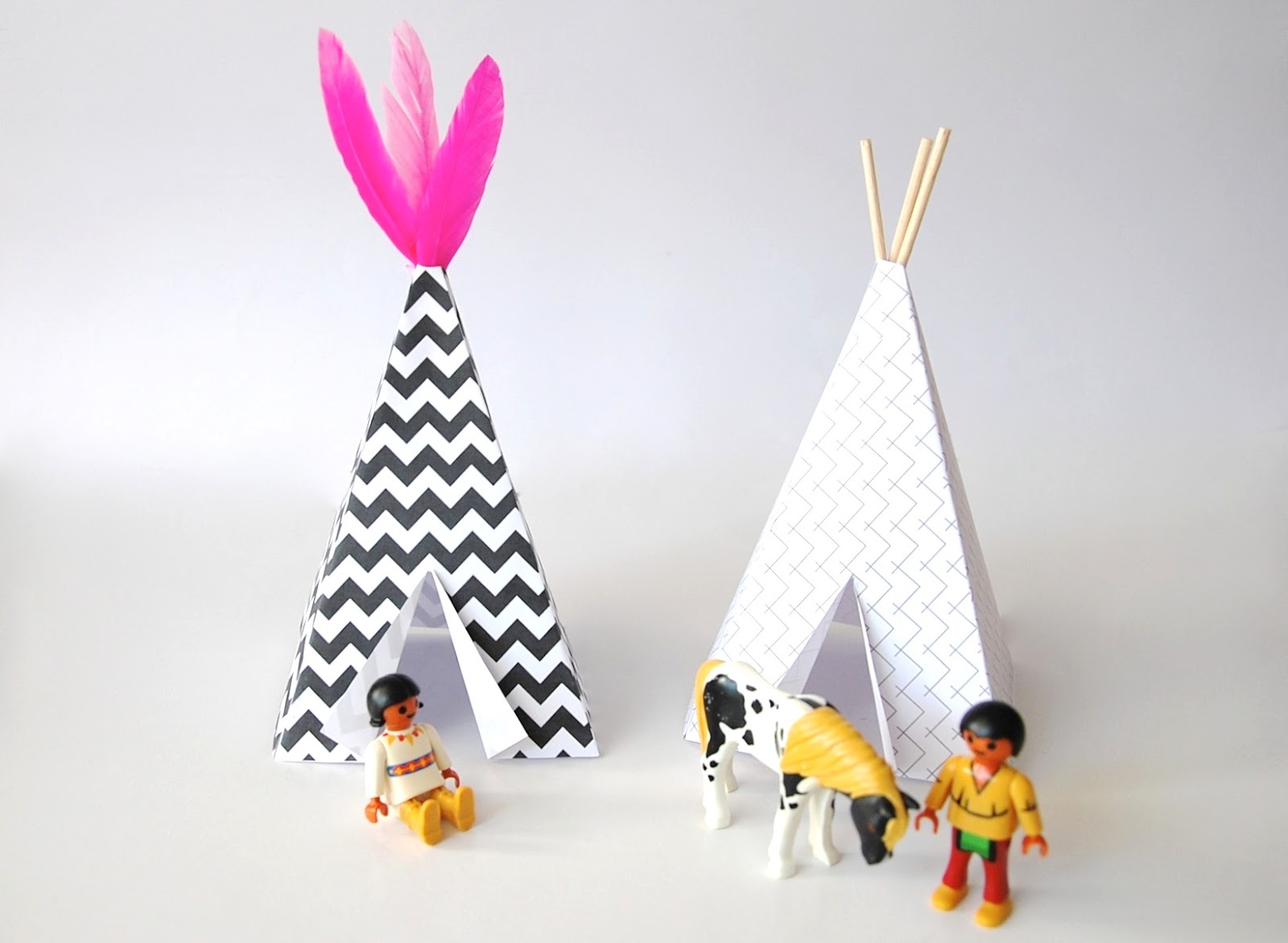 DIY: mini teepees para jugar o decorar #small&lowcost - Deco&Kids