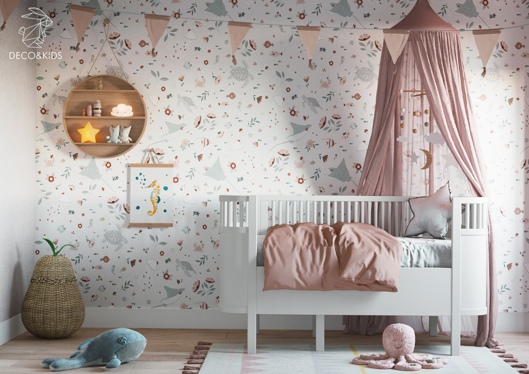 Cómo vestir las paredes de la habitación de los niños - Deco&Kids